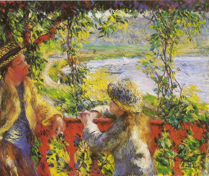 Oil Painting Reproduction of Renoir- By the Lake