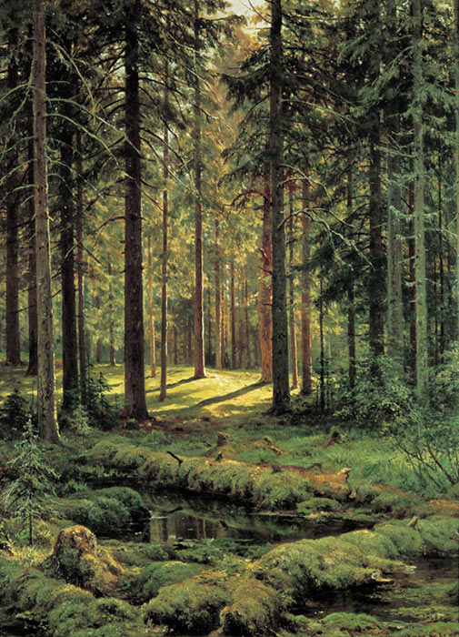 Oil Painting Reproduction of Shishkin - Sunny Day