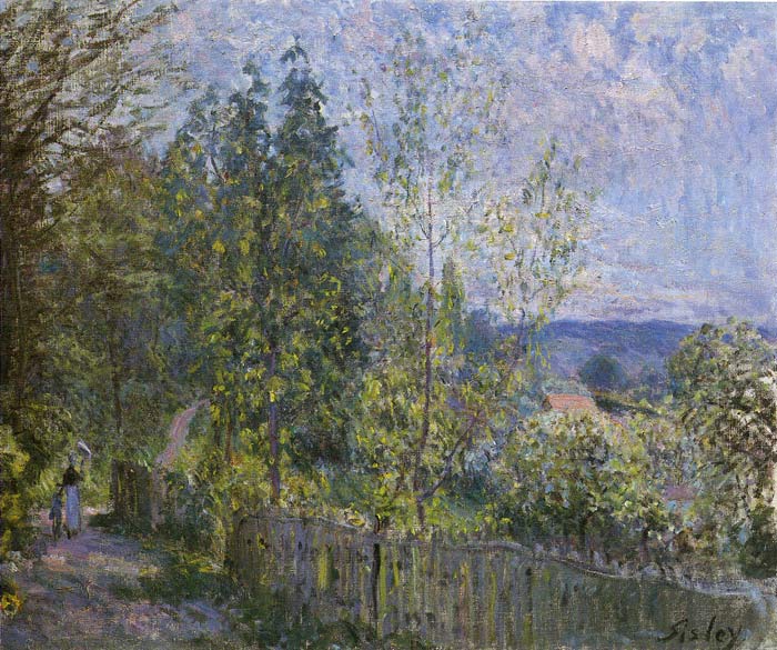 Oil Painting Reproduction of Sisley- Forest Path