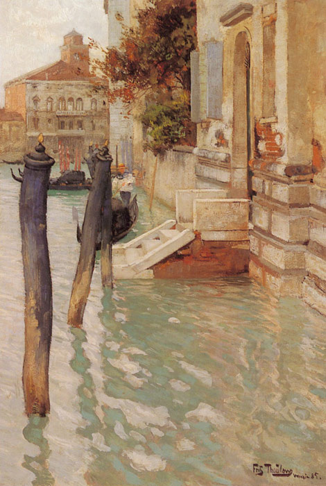 Oil Painting Reproduction of Thaulou- On The Grand Canal, Venice