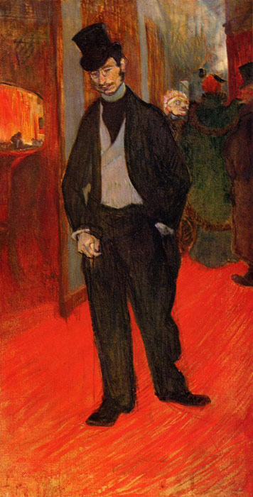 Oil Painting Reproduction of Toulouse- Lautrec- Dr. Gabriel Tapie