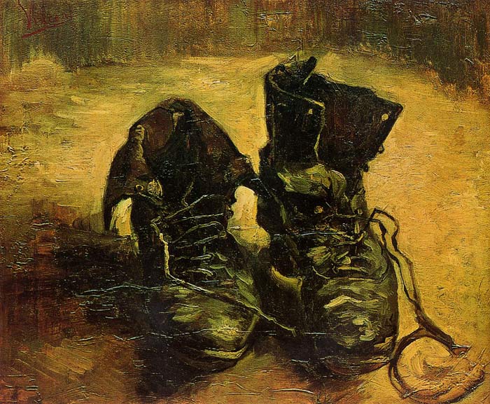 Oil Painting Reproduction of van Gogh - A Pair of Shoes