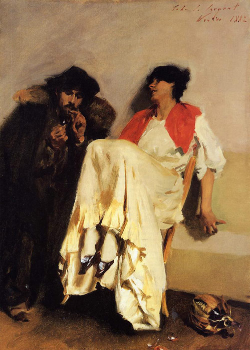 Sargent Oil Painting Reproductions - The Sulphur Match