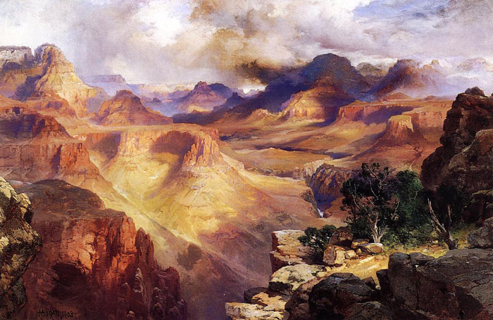 Moran Oil Painting Reproductions - Grand Canyon