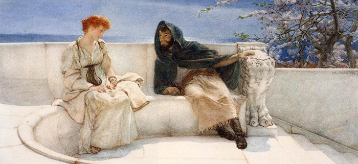 Alma-Tadema Oil Painting Reproductions - A Declaration