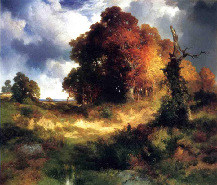 Oil Painting Reproduction of Moran- Autumn