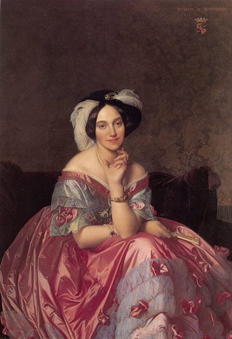 Ingres Oil Painting Reproductions- Baronne James de Rothschild, nee Betty von Rothschild