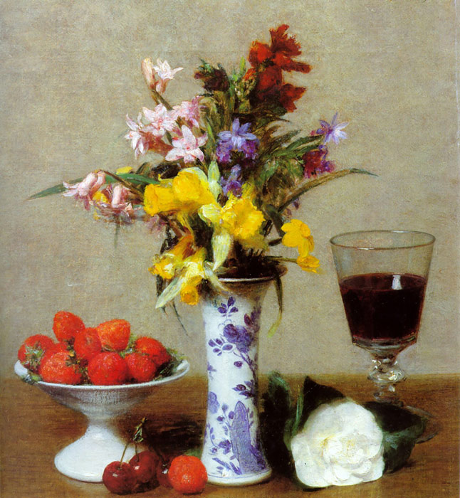 Fantin- Latour Oil Painting Reproductions- Still Life