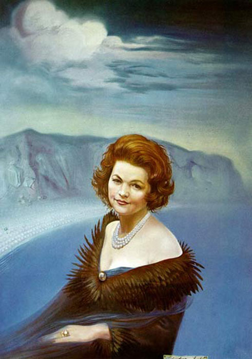 Oil Painting Reproduction of Dali- Portrait of Mrs. Ruth Daponte