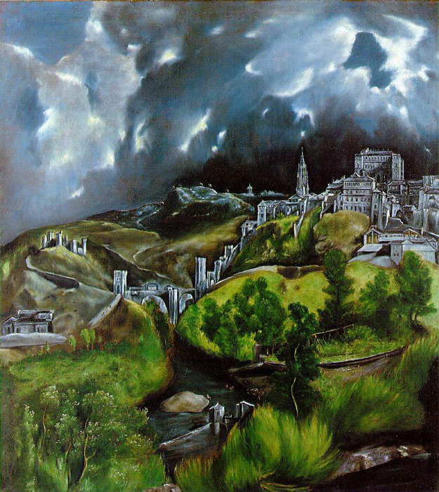 El Greco Oil Painting Reproductions - View of Toledo