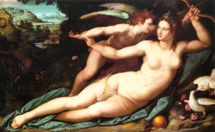 Allori Reproductions - Venus and Cupid