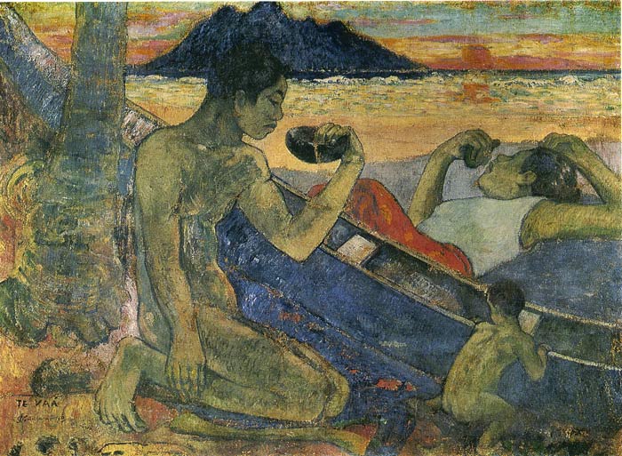 Gauguin Oil Painting Reproductions- The Canoe