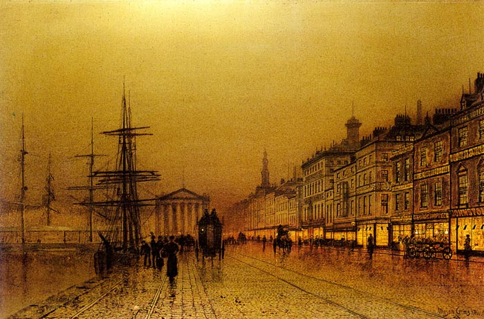 Grimshaw Oil Painting Reproductions - Greenock