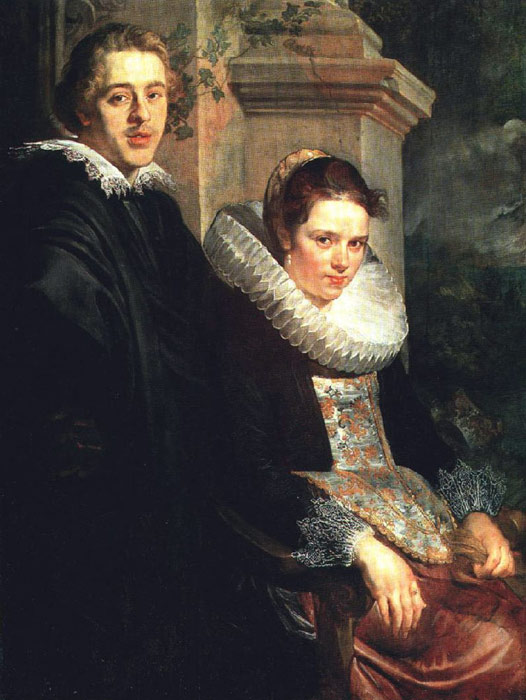 Jordaens Oil Painting Reproductions- Portrait of a Young Married Couple