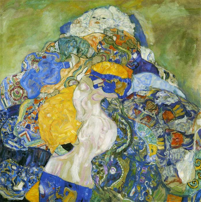 Klimt Oil Painting Reproductions- A Baby