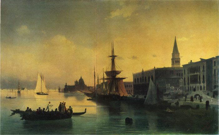 Oil Painting Reproduction of Aivazovsky- Venice