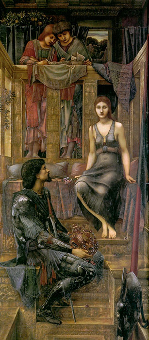 Oil Painting Reproduction of Burne-Jones- King Cophetua and the Beggar Maid