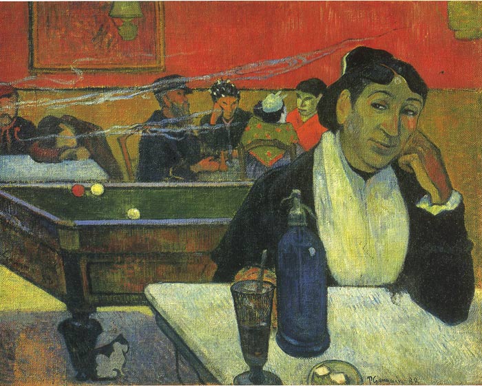 Oil Painting Reproduction of Gauguin- Night Cafe at Arles