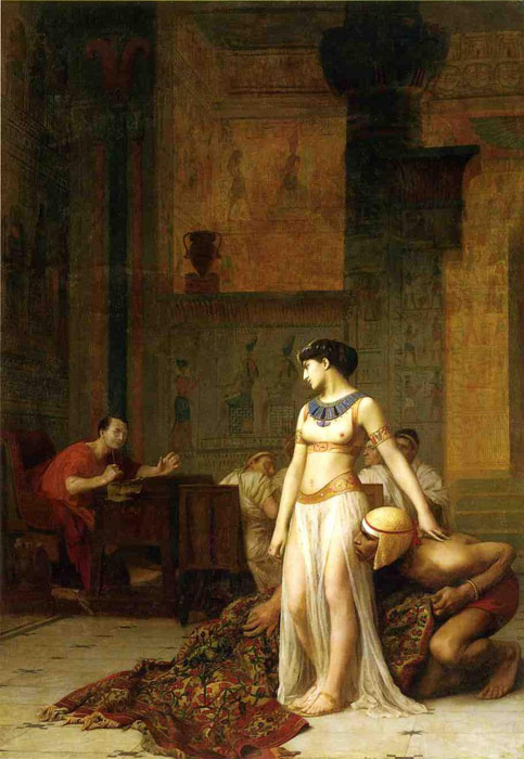 Oil Painting Reproduction of Gerome- Caesar and Cleopatra