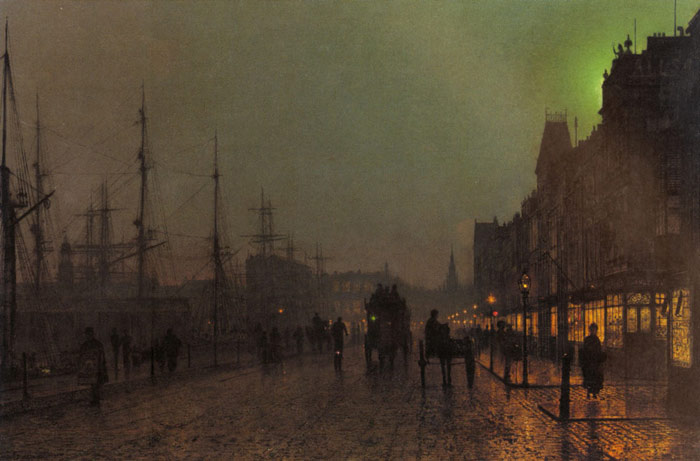 Oil Painting Reproduction of Grimshaw- Gourock, Near The Clyde