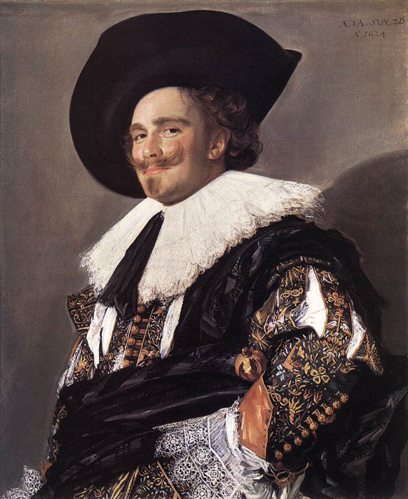 Oil Painting Reproduction of Hals- The Laughing Cavalier