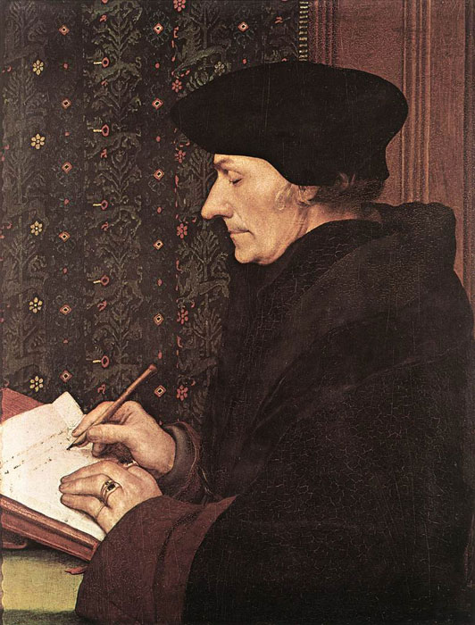 Oil Painting Reproduction of Holbein - Erasmus