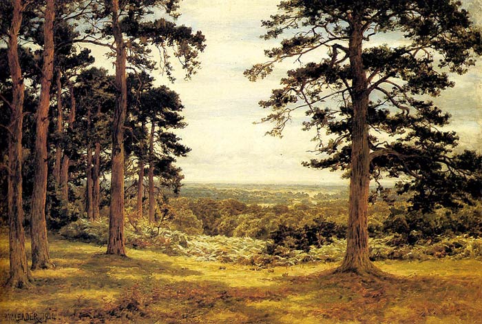 Oil Painting Reproduction of Leader- A Peep Through The Pines