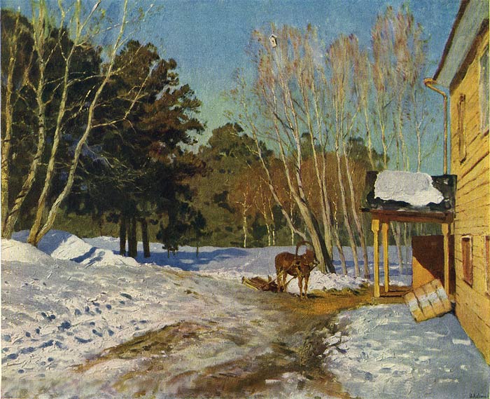 Oil Painting Reproduction of Levitan- March