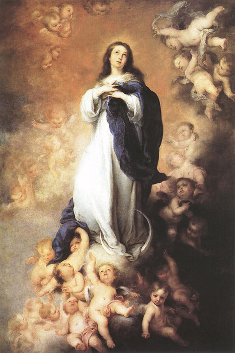 Oil Painting Reproduction of Murillo- Immaculate Conception