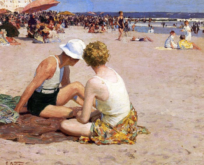 Potthast Oil Painting Reproduction - A Summer Vacation