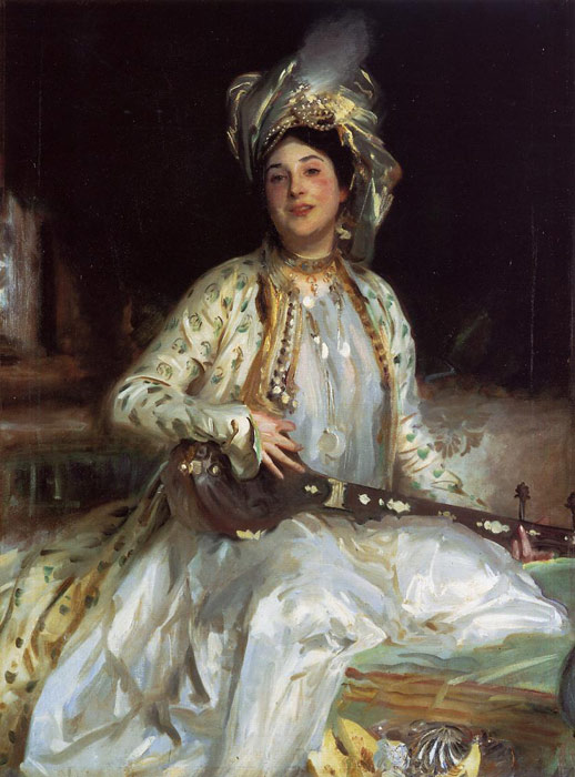 Sargent Oil Painting Reproductions - Almina, Daughter of Asher Wertheimer