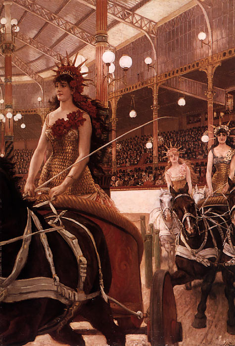 Tissot Oil Painting Reproductions- The Ladies of the Cars