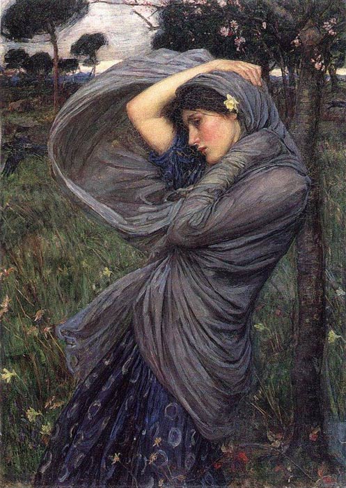 Waterhouse Oil Painting Reproductions - Boreas