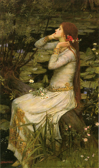Waterhouse Oil Painting Reproductions - Ophelia