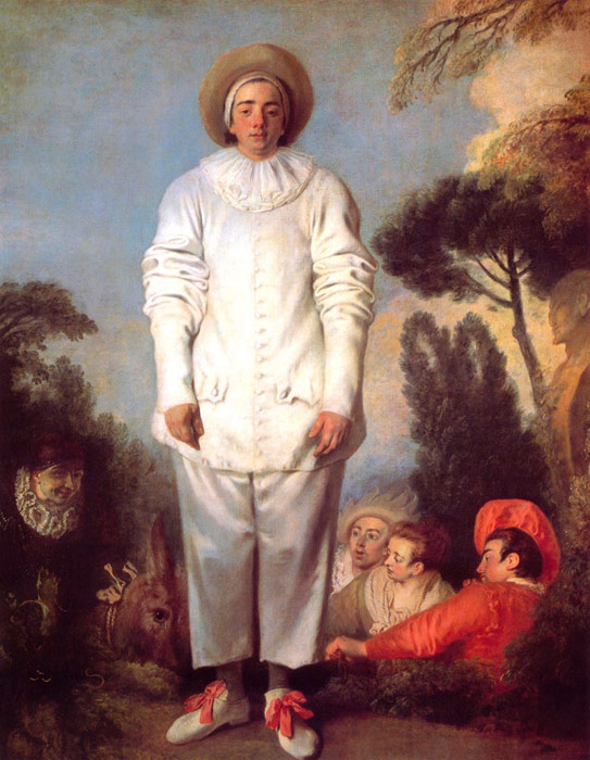 Watteau Oil Painting Reproductions- Pierrot