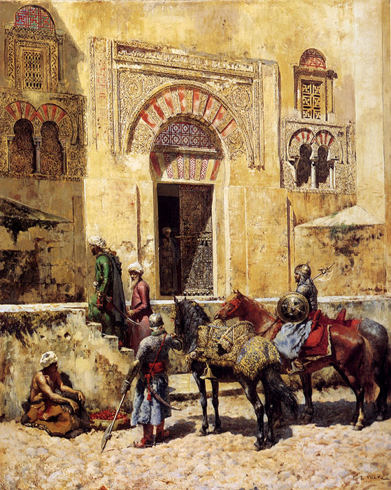 Weeks Oil Painting Reproductions - Entering The Mosque