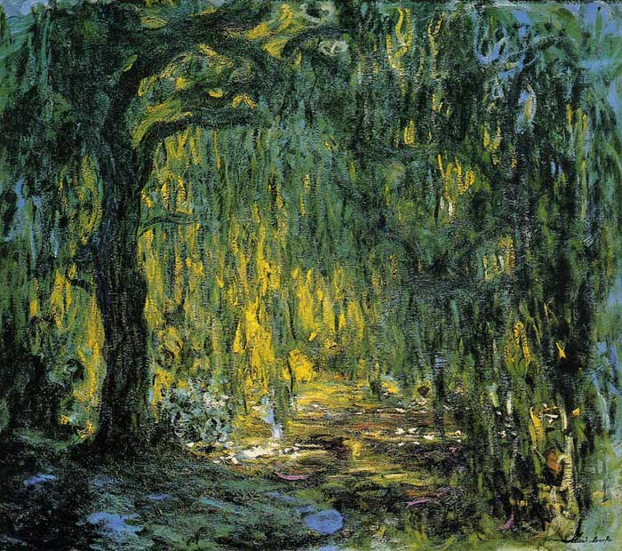 Monet Oil Painting Reproductions - Weeping Willow