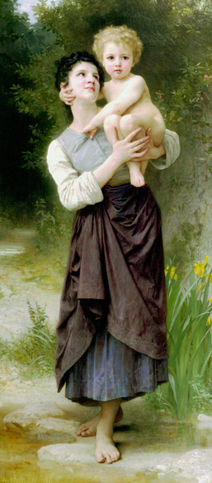 Bouguereau Oil Painting Reproductions- Brother and Sister