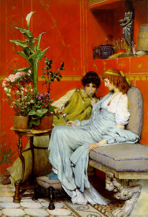 Alma-Tadema Oil Painting Reproductions - Confidences