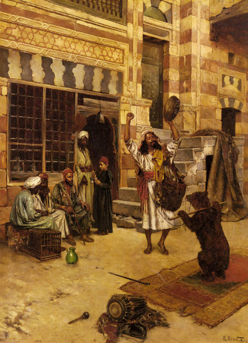 Ernst Oil Painting Reproductions - An Afternoon Show