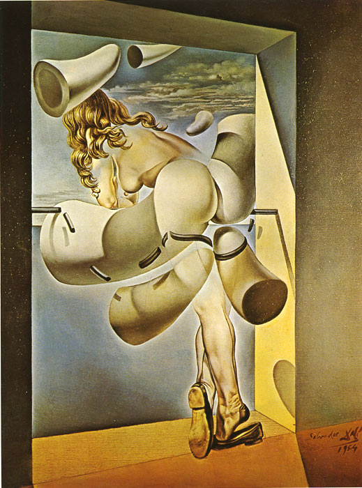 Oil Painting Reproduction of Dali- Young Virgin Autosodomized by Her Own Chastity