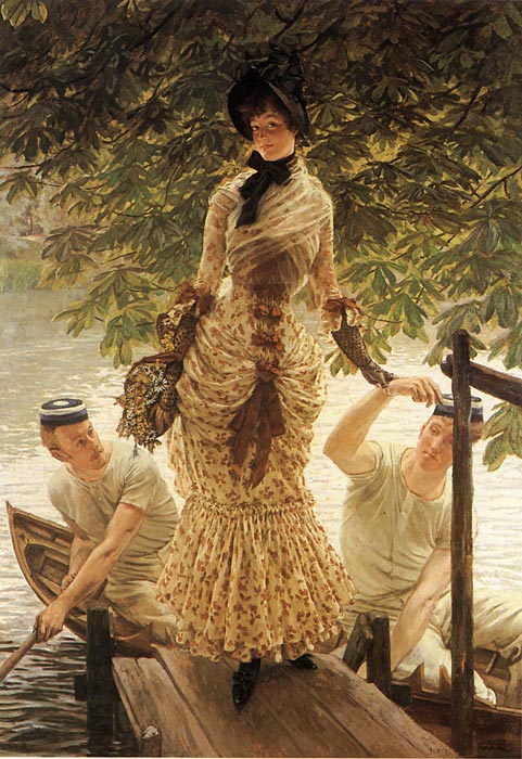 Tissot Oil Painting Reproductions- On the Thames