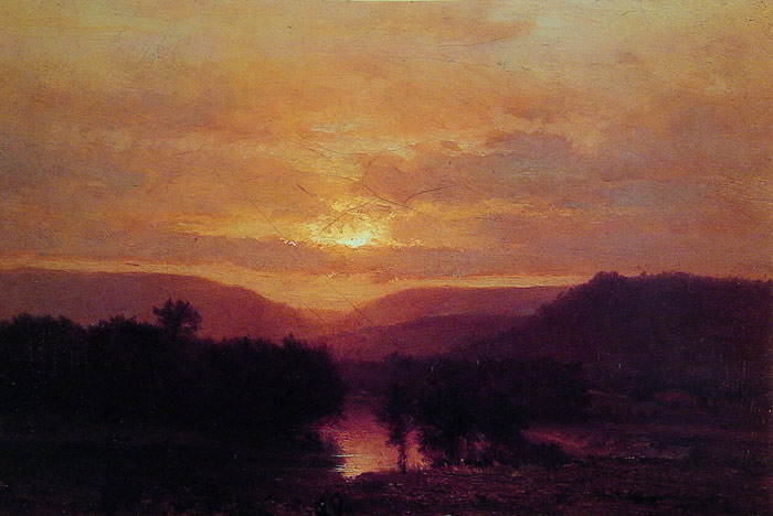 Inness Oil Painting Reproductions- Sunset