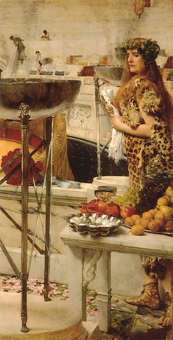 Oil Painting Reproduction of Alma-Tadema- Preparation in the Coliseum