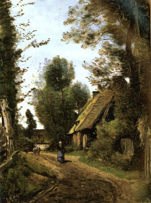 Oil Painting Reproduction of Corot - Saint-Quentin-Des-Pres(Oise), Pres Gournay-En-Bray