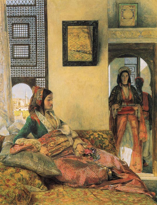 Lewis Oil Painting Reproductions- Life in the Harem