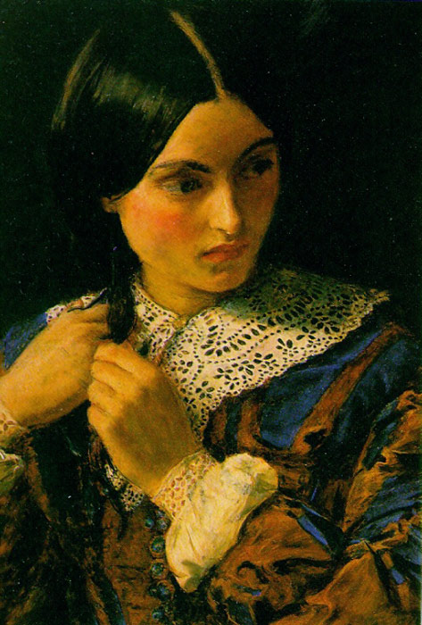 Oil Painting Reproduction of Millais- A Beauty