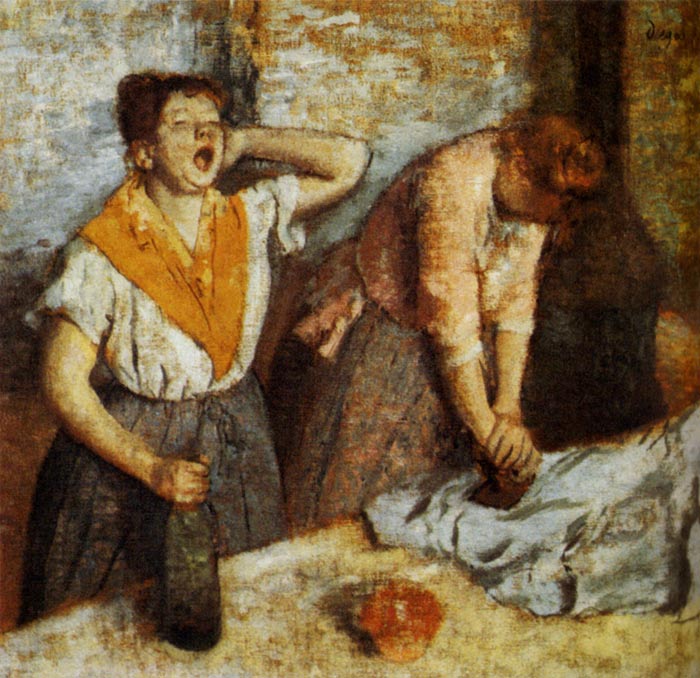 Oil Painting Reproduction of Degas- Women Ironing