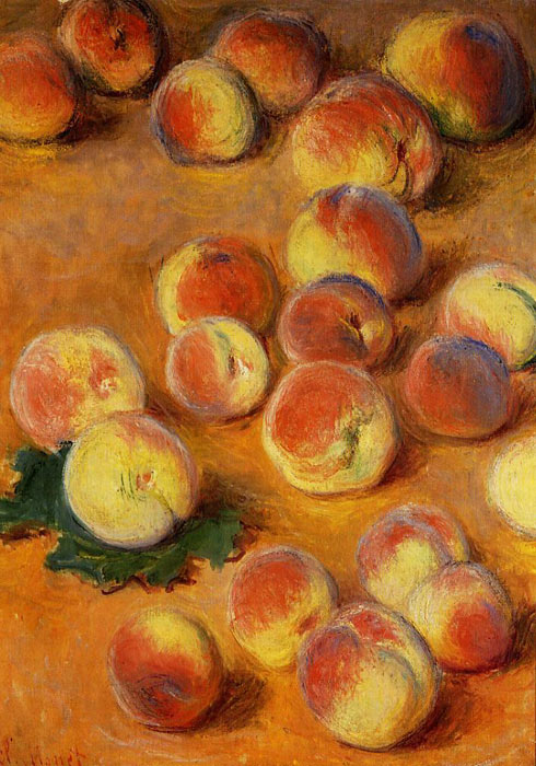 Oil Painting Reproduction of Monet- Peaches