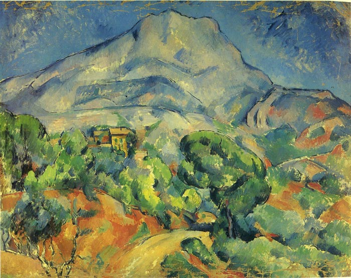 Cezanne Oil Painting Reproductions - Mont Sainte -Victoire